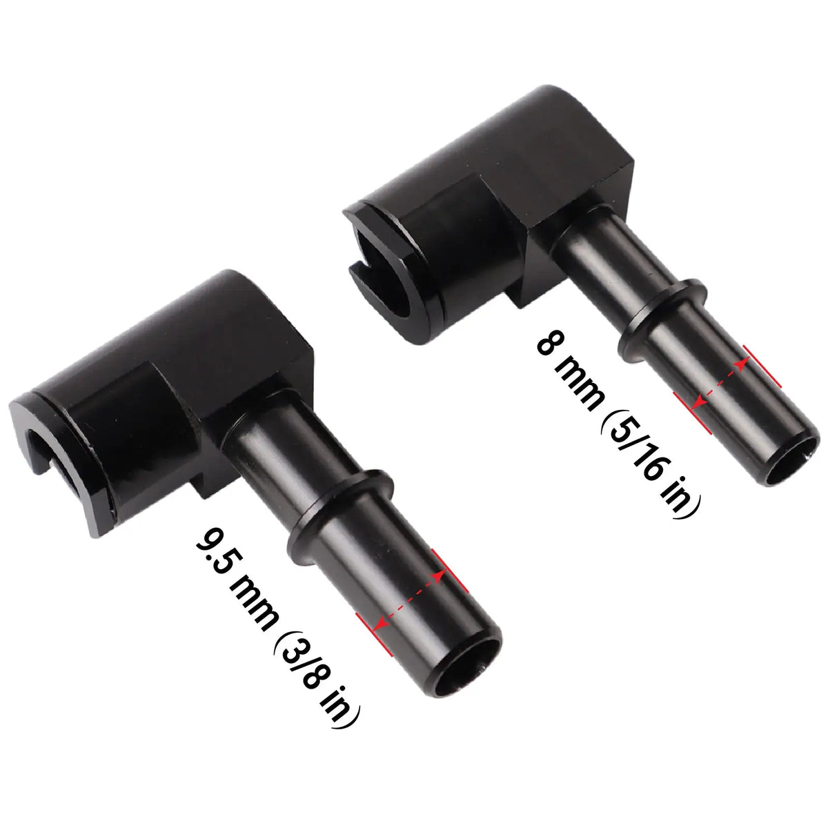 PIKBUK Aluminum Fuel Pump Fitting M14x1.5 Female to 5/16 3/8 For Walbro Pump Customization Available by InterCyprus Trading Ltd