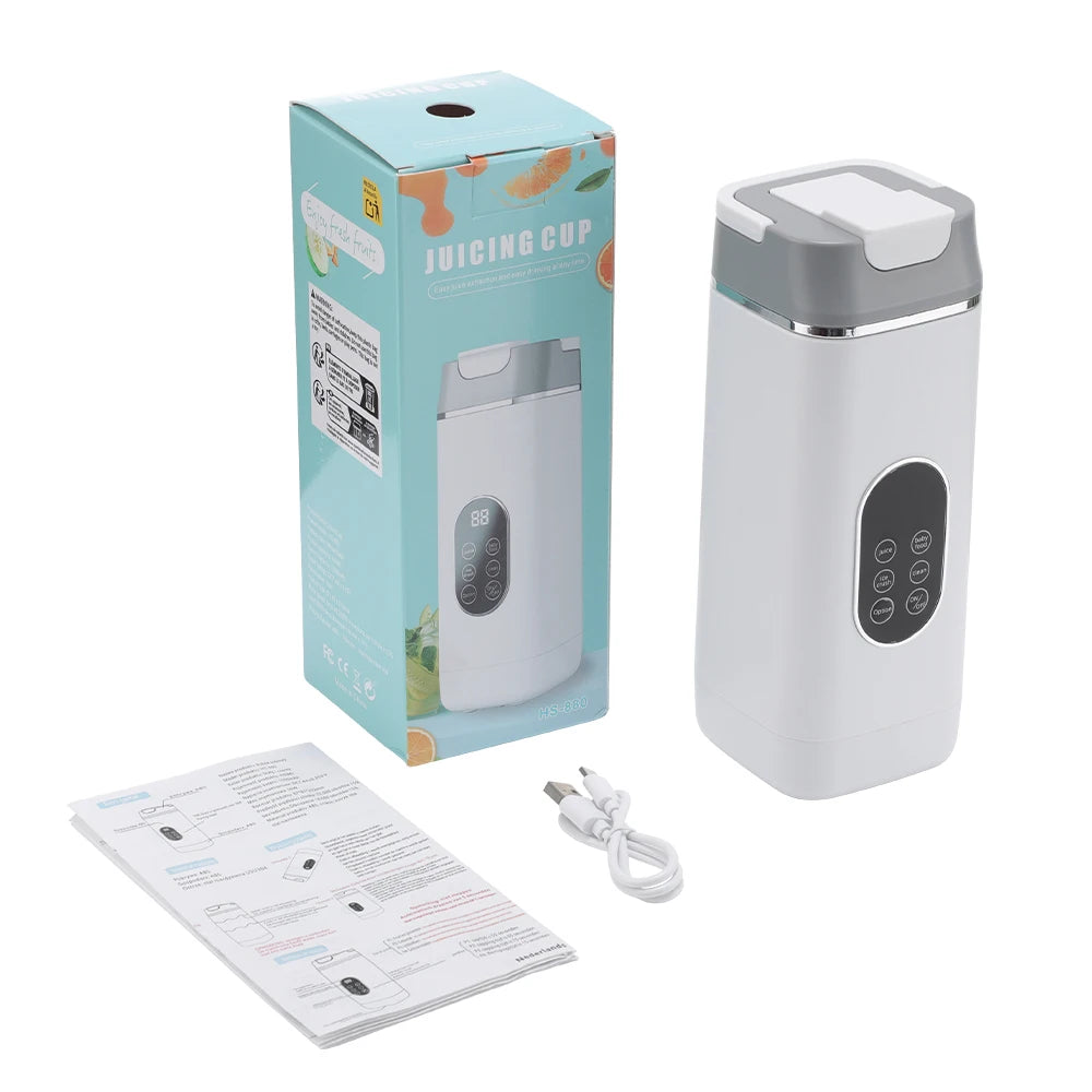 Flaremore 12 Blade Electric Blender Cup &ndash; Portable Mixer WHITE