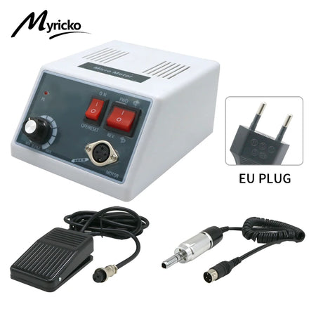 35000RPM Professional Nail Polisher Micromotor &ndash; Low Noise 18 Drill EU SET