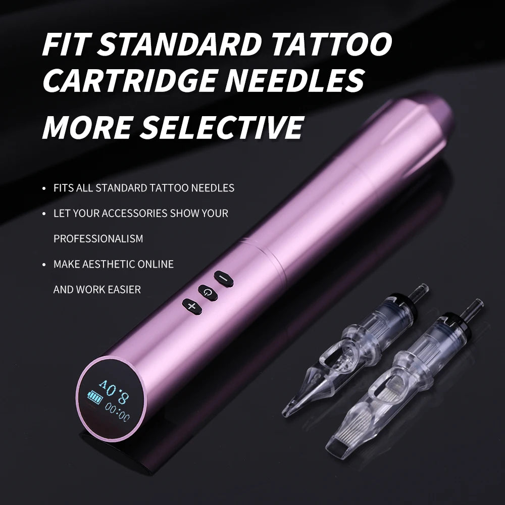 2024 Wireless Tattoo Pen With Battery Rotary &ndash; Portable