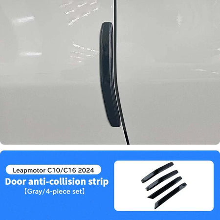2024 Leapmotor C10 C16 Door Edge Protector - ABS Anti-Collision &amp; Scratch-Resistant Strip Door 4Pcs Gray