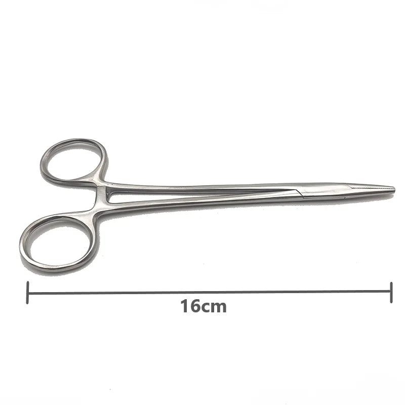 Suture Needle Clamp Forceps Stainless Steel &ndash; Precise Grip 16cm