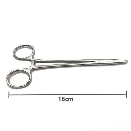 Suture Needle Clamp Forceps Stainless Steel &ndash; Precise Grip 16cm