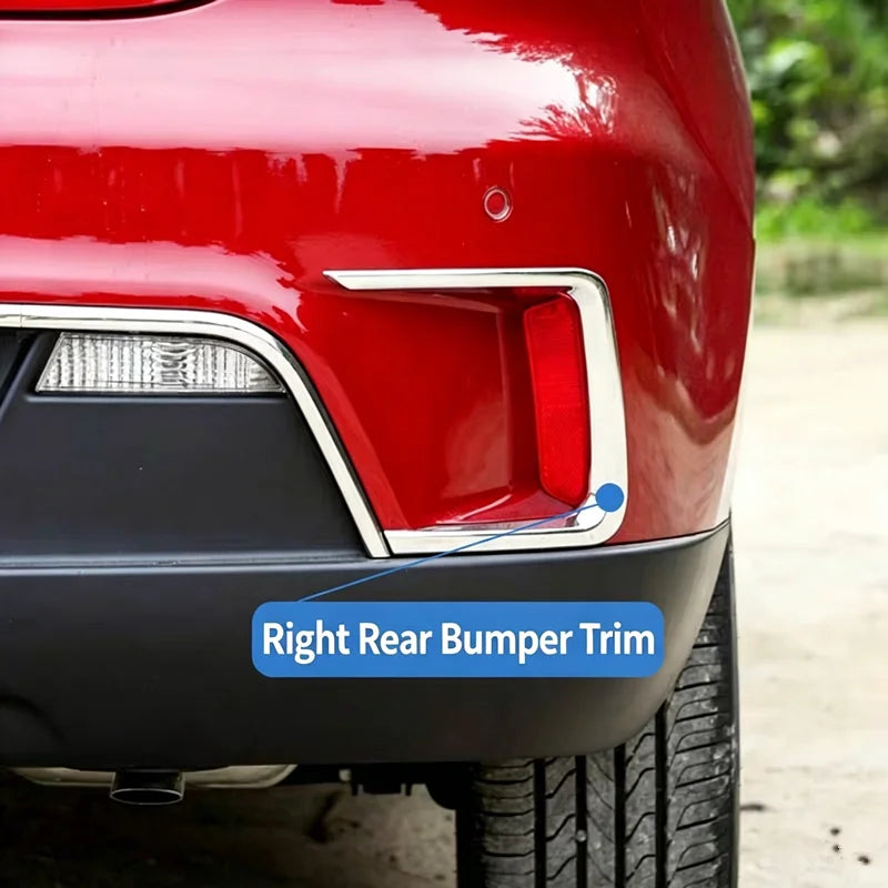 Rear Bumper Lamp Frame Chrome Plated for JAC Refine S2 IEV6S IEV7S by InterCyprus Trading Ltd