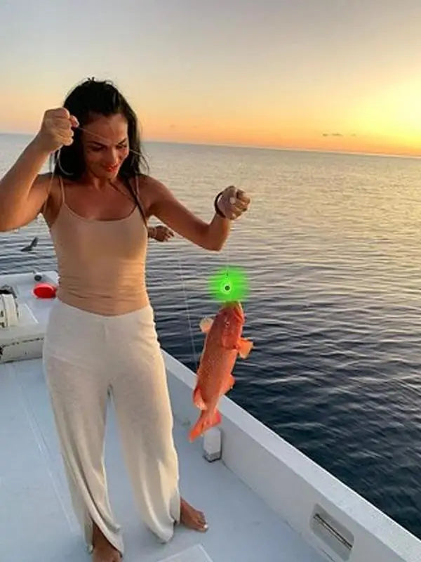 Mini Fishing Lure Light LED Deep Drop Underwater Fish Attractor