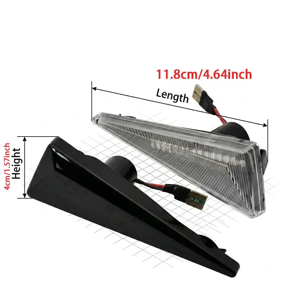 LED Dynamic Turn Signal Lights for Renault Megane MK2 CC Espace by InterCyprus Trading Ltd