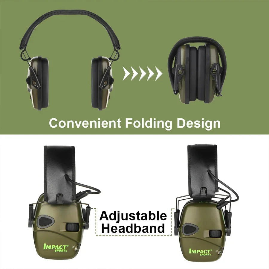 Outdoors Tactical Shooting Earmuff &ndash; Sound Amplification