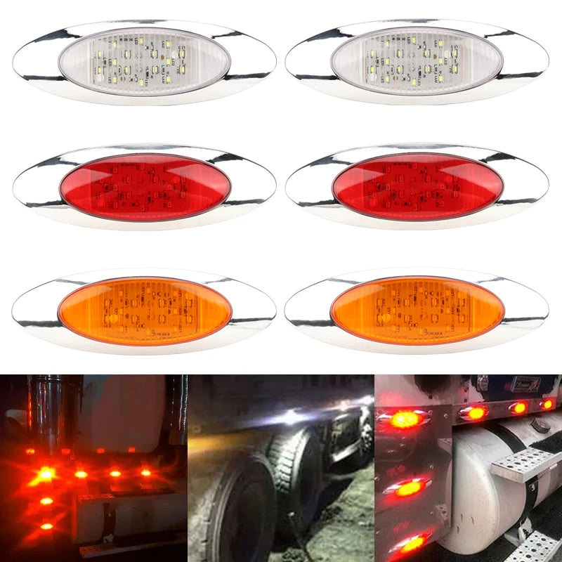 Kevanly 16 LED Clearance Light &ndash; Universal 24V Strobe Safety Marker