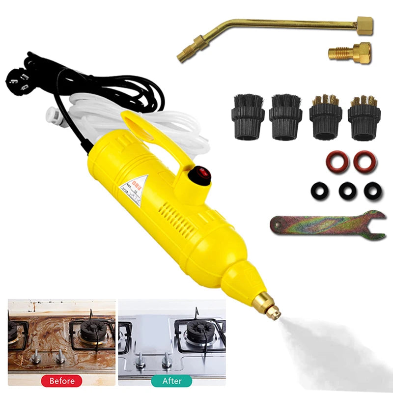 1800W High Pressure Steam Cleaner - Multi-Function Sterilizer &amp; Stain Remover