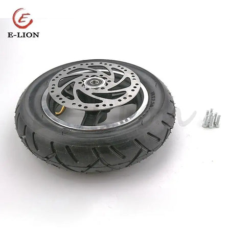 10 Inch Electric Scooter Wheels with Disc Brake - 10X2.50 Hollow Tyre Set