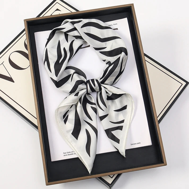 2024 Luxury Square Silk Scarf &ndash; Versatile Fashion Accessory