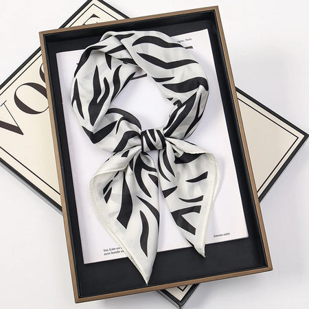 2024 Luxury Square Silk Scarf &ndash; Versatile Fashion Accessory