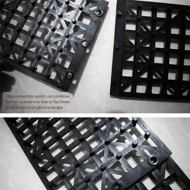 A03E-2Pcs Car Snow Mud Off Plate &ndash; Foldable Traction Plate