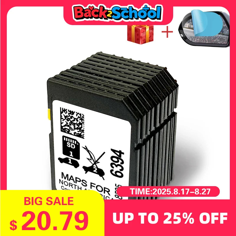 SMIOST 32GB Car Navigation SD Card - North America Map CHINA / 2019-2022 Colorado