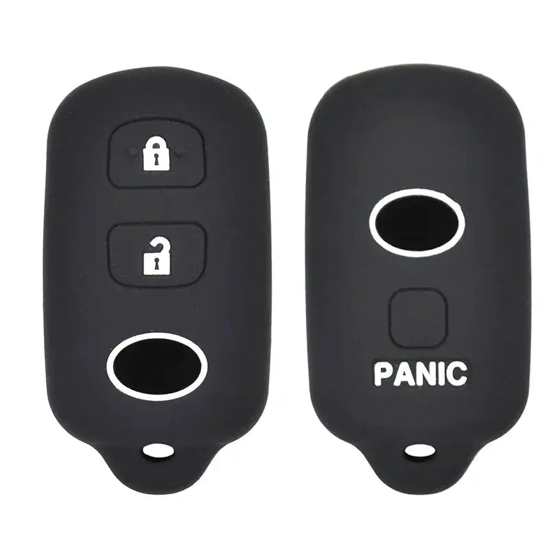 Silicone Key Case Cover For Toyota FJ Cruiser Highlander 4Runner Celica Camry Corolla Echo Keyless Fob Shell Holder Protector by InterCyprus Trading Ltd