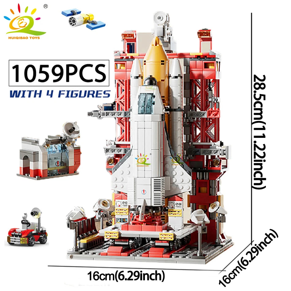 HQB8862 Space Rocket Blocks &ndash; Fun Space Toy For Kids 3.NO box