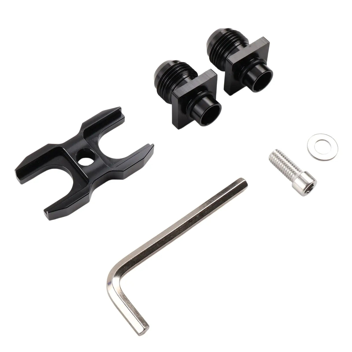 PIKBUK Auto AN10 Oil Cooler Adapter Fitting Kit For BMW E36 E46 Euro E82 E9X 135/335 E46 M3 E90 E92 Aluminum by InterCyprus Trading Ltd
