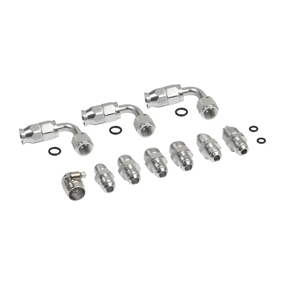 6AN Power Steering Hose Kit Fit for Chevy C10 LS Swap Connects GM Type 2 by InterCyprus Trading Ltd