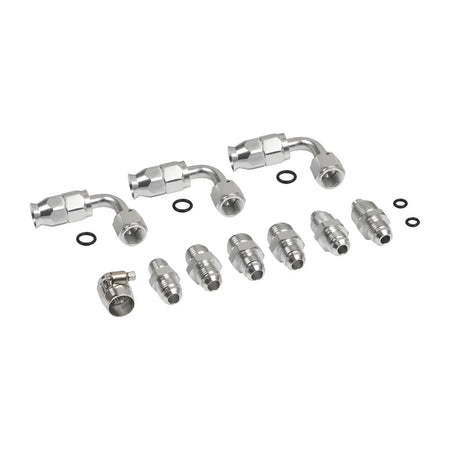 6AN Power Steering Hose Kit Fit for Chevy C10 LS Swap Connects GM Type 2 by InterCyprus Trading Ltd