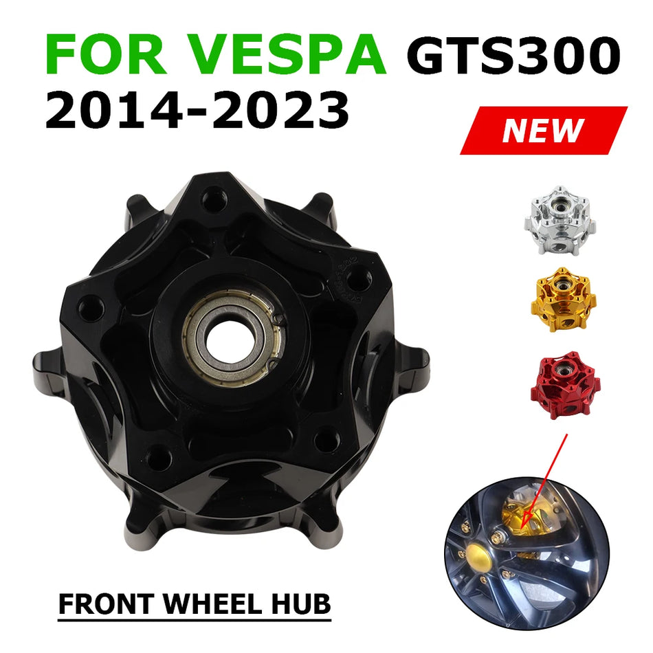 Vespa GTS300 smedede hjulnav, lettere aluminiumslegering