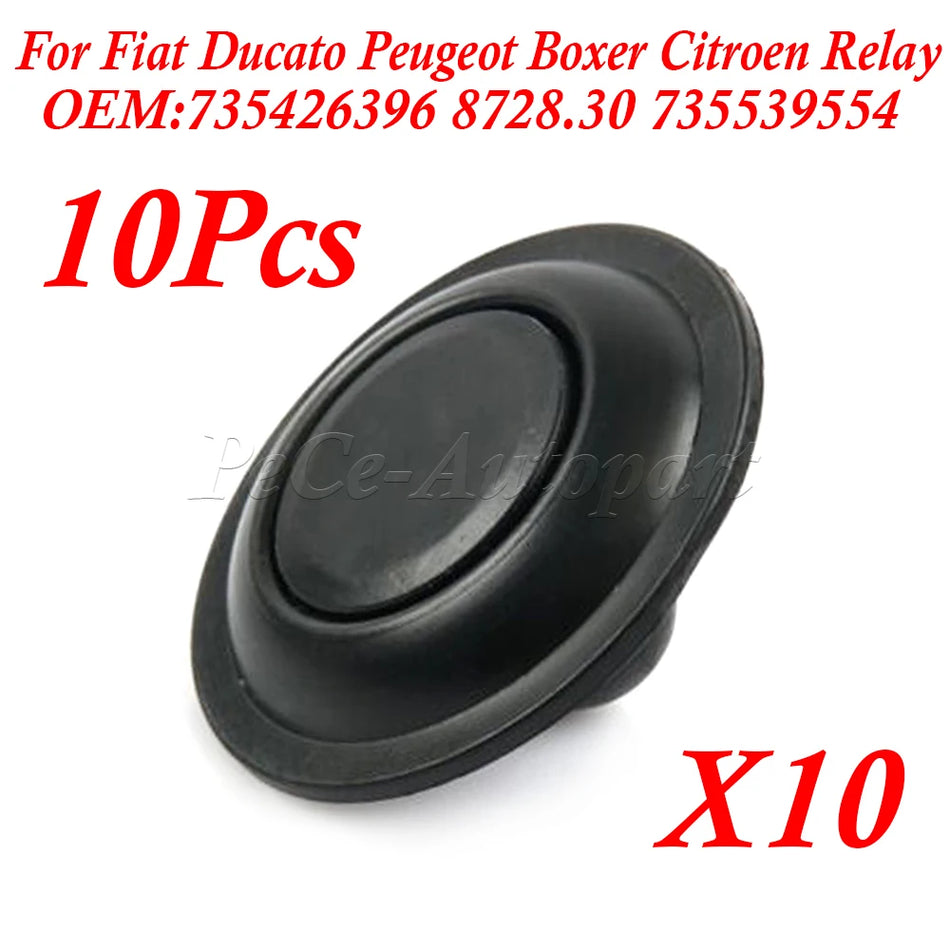 Rear Inner Door Release Button for Fiat Ducato Peugeot Boxer Citroen Relay 2006-2021 735426396 10 Pcs