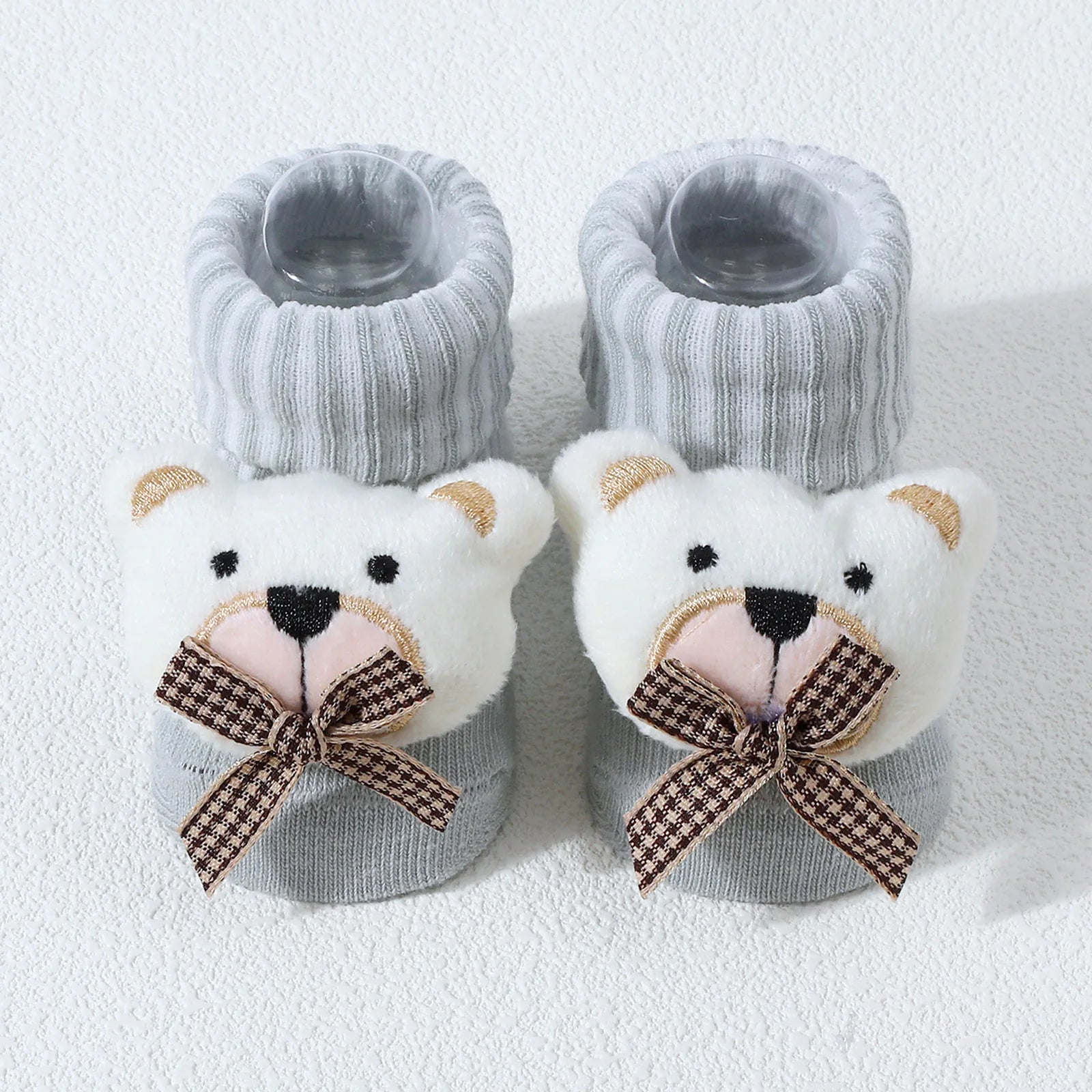 Cute 3D Panda Baby Socks &ndash; Soft Cotton Comfort for Infants 6 / 0-6M