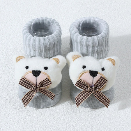Cute 3D Panda Baby Socks &ndash; Soft Cotton Comfort for Infants 6 / 0-6M