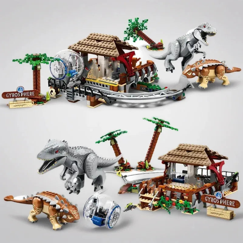 75941 Tyrannosaurus Rex Vs Ankylosaurus Block Set &ndash; Fun