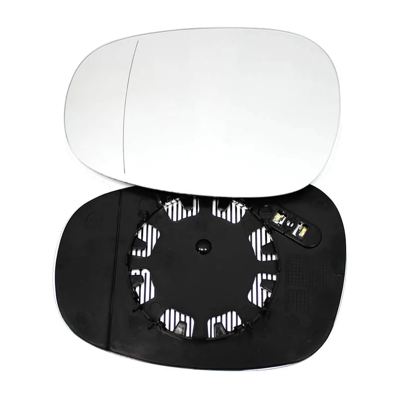 Vidro de Espelho Retrovisor Aquecido Duplo para BMW Série 1 3 Ângulo Larguíssimo