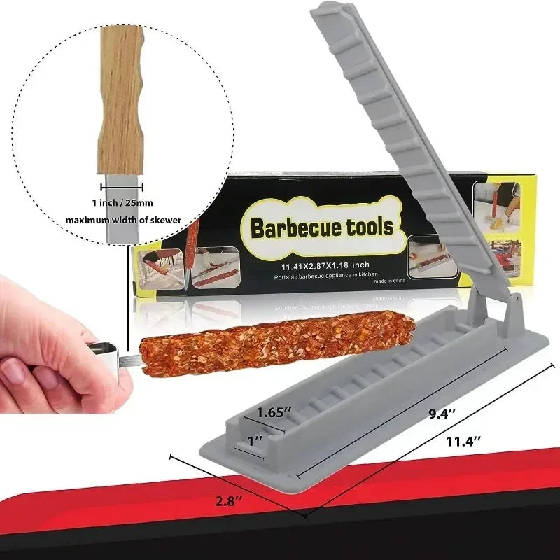 Kebab Maker Mould - Manual BBQ Skewer Tool for Perfect Kabobs