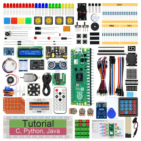 Freenove Ultimate Starter Kit for Raspberry Pi Pico &ndash; Comprehensive Learning Experience with Pico 2 Board