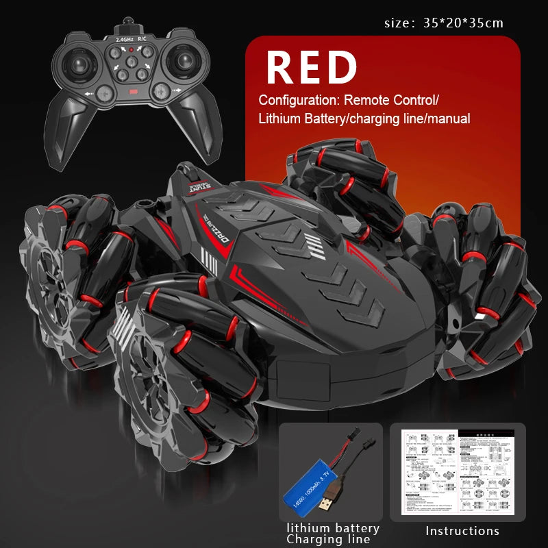 Remote Control Stunt Car &ndash; 360 Degree Rotation and Long Endurance HS-SMC