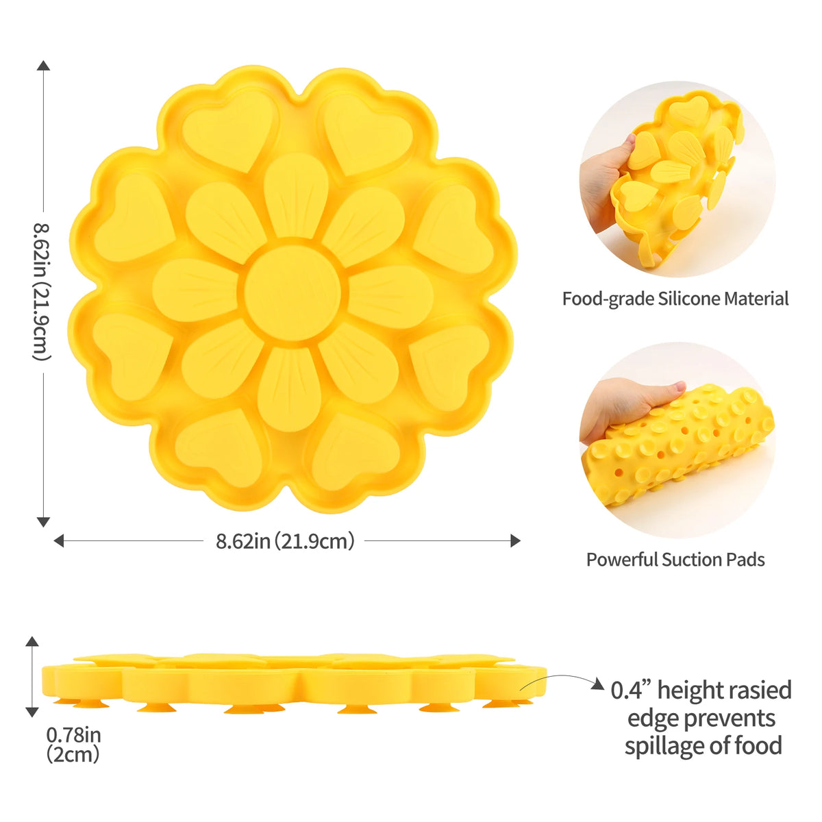 Pet Slow Feeder Bowl &ndash; Choke Proof Silicone Design