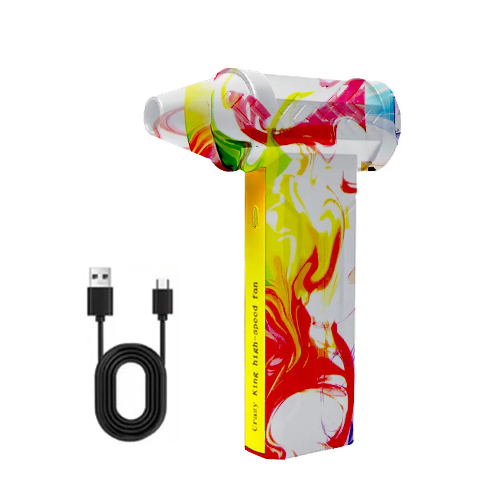 160000 RPM Electric Air Blower - USB Rechargeable High-Speed Turbo Fan color