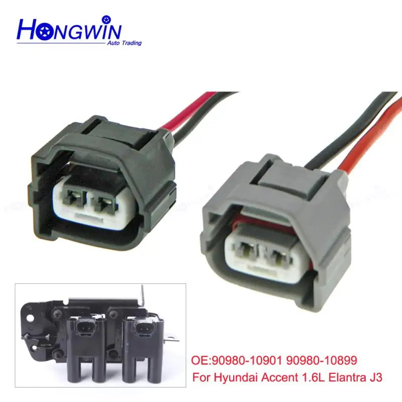 2-poliger Zündspulenstecker für Hyundai Toyota Kia Accent Elantra
