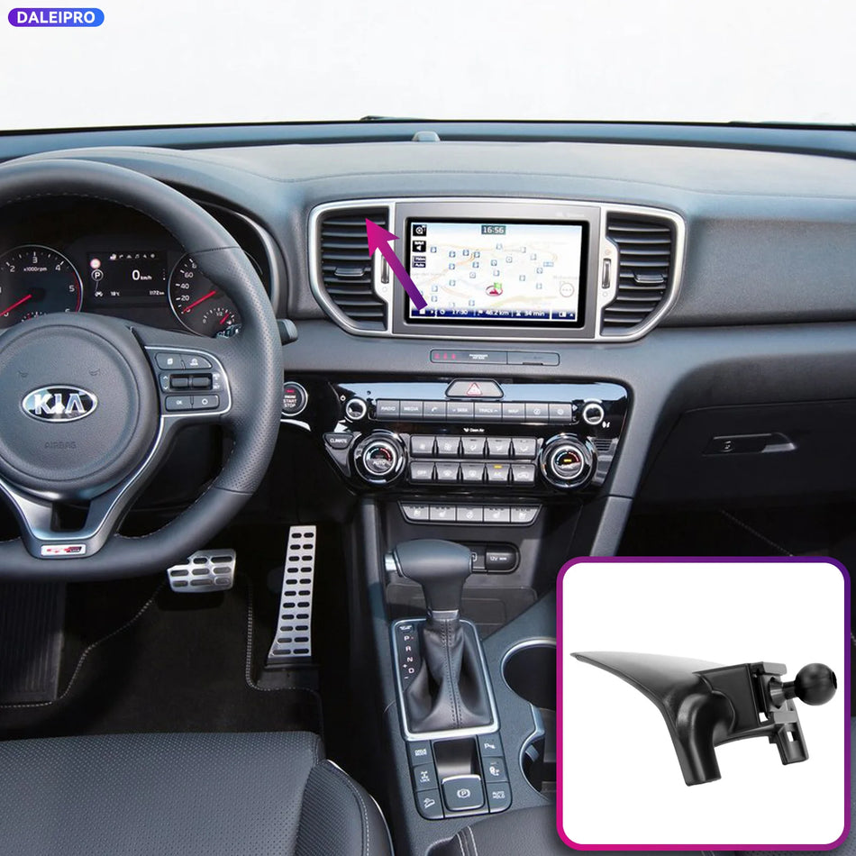 Phone Holder Base With ABS Charging For Kia Sportage QL 2016-2019