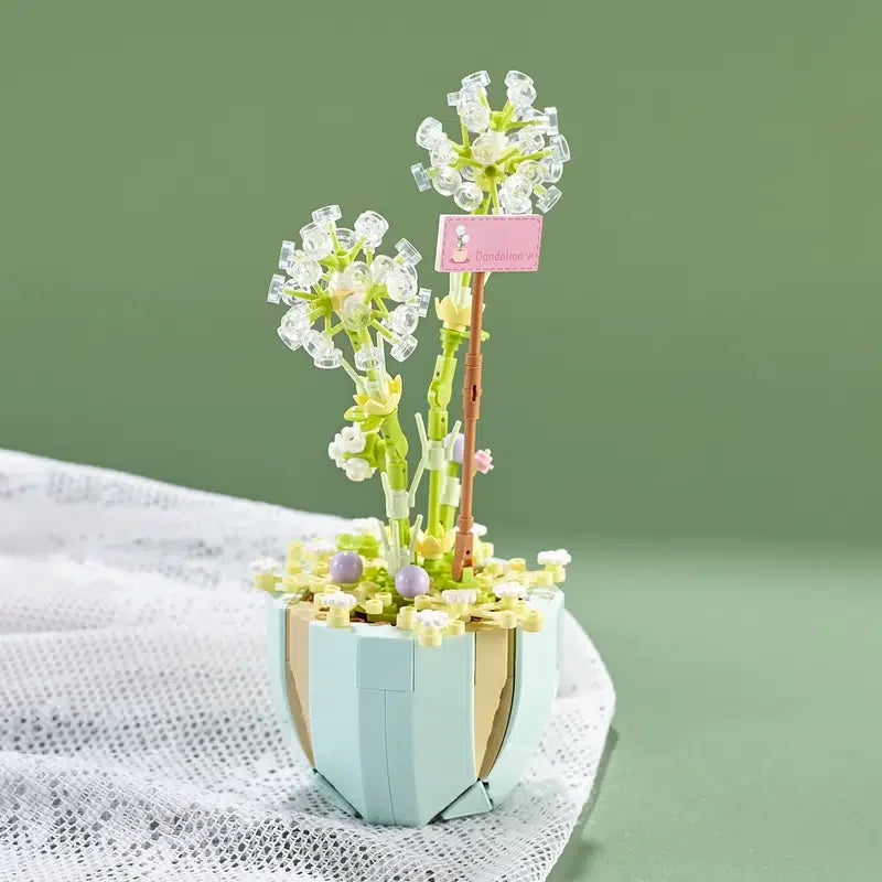 Building Block Bouquet 3D Model &ndash; Creative Home Decoration 2087 Nox Box