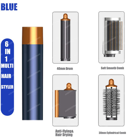 SenCiciMen X9 &ndash; Versatile 6 in 1 Hair Styling Solution Blue4 / EU