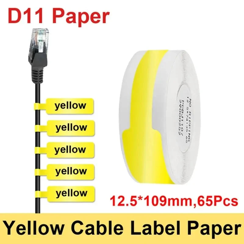 Marklife Mini Bluetooth Thermal Label Printer - Compact &amp; Portable Ink-Free Sticker Maker 65pcs paper b