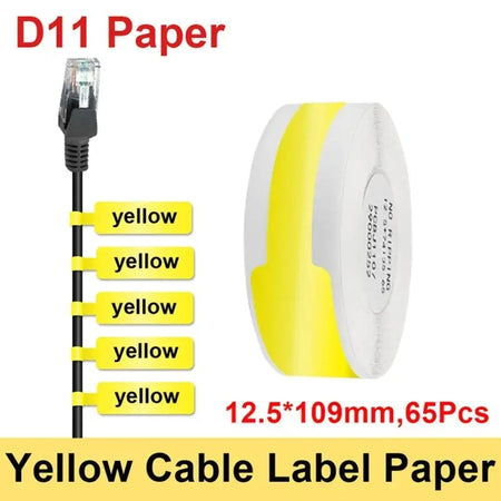 Marklife Mini Bluetooth Thermal Label Printer - Compact &amp; Portable Ink-Free Sticker Maker 65pcs paper b