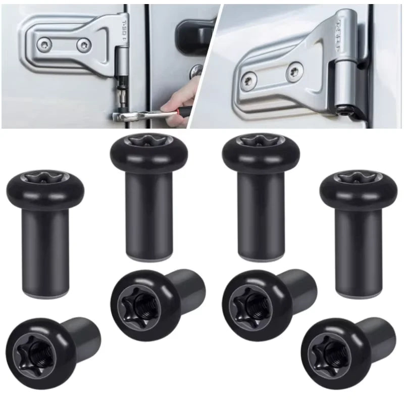 8 Piese Piulițe pentru Hinge-ul Ușii pentru Jeep Wrangler JL JLU Gladiator JT 2018-2025