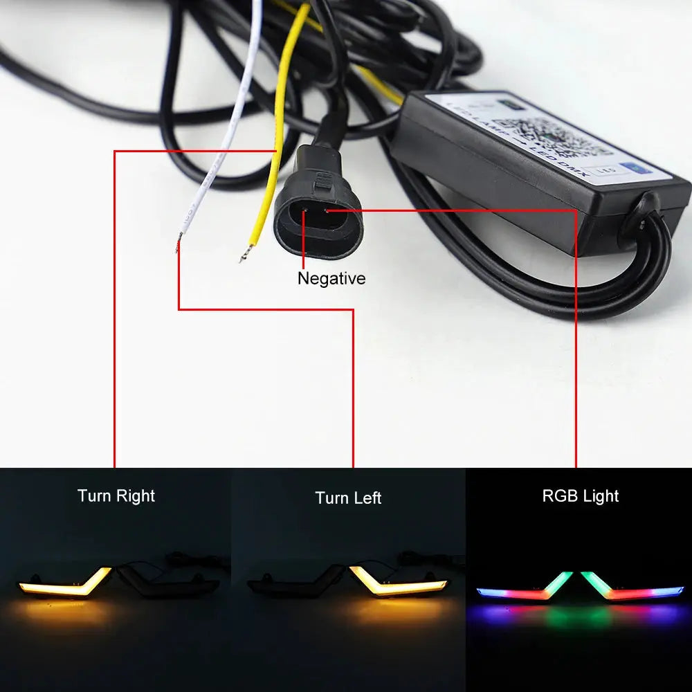 Front LED Signature Lights Turn Signal Light for Can-Am Defender & Defender Max 2020+ / Commander Max 2021+ by InterCyprus Trading Ltd