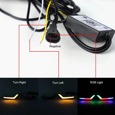 Front LED Signature Lights Turn Signal Light for Can-Am Defender & Defender Max 2020+ / Commander Max 2021+ by InterCyprus Trading Ltd