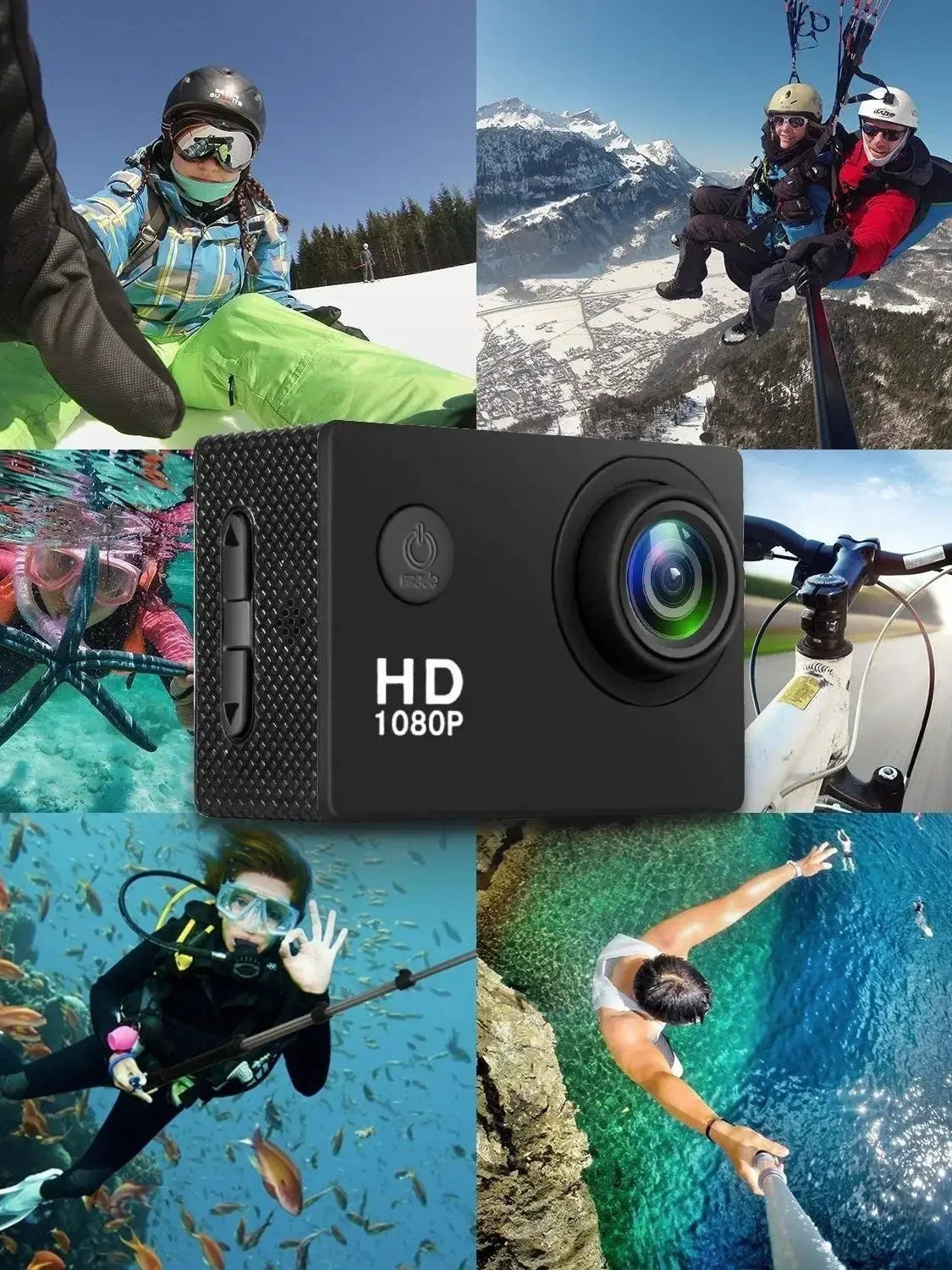 Ultra-Portable Underwater Camera &ndash; 12MP with HyperSmooth Anti-Shock