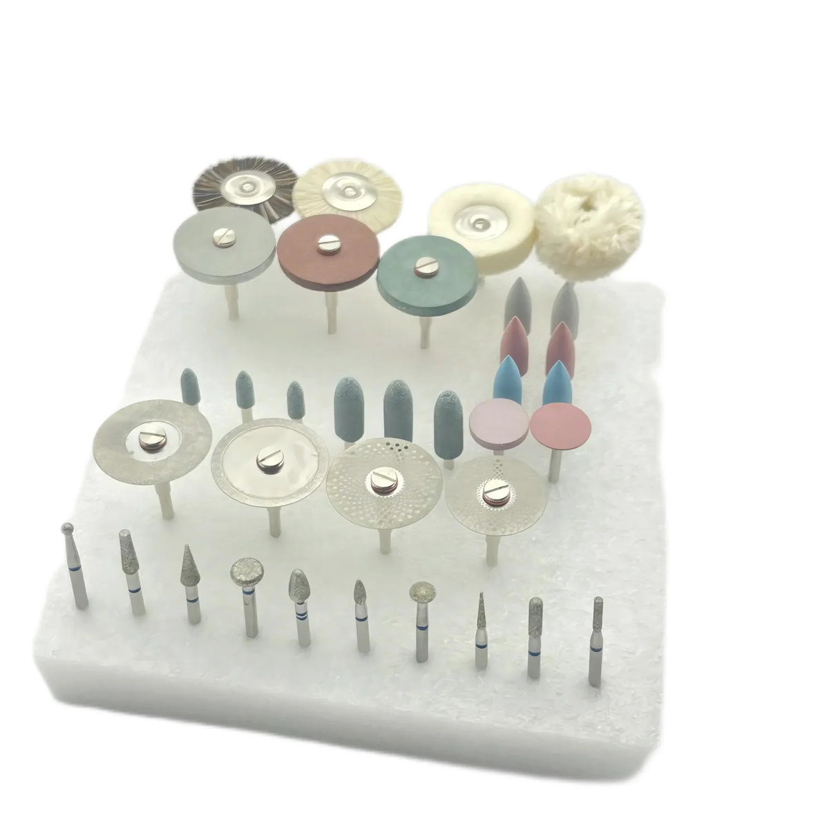 35pcs/Set Dental HP Kit &ndash; Diamond Burs For Ceramics