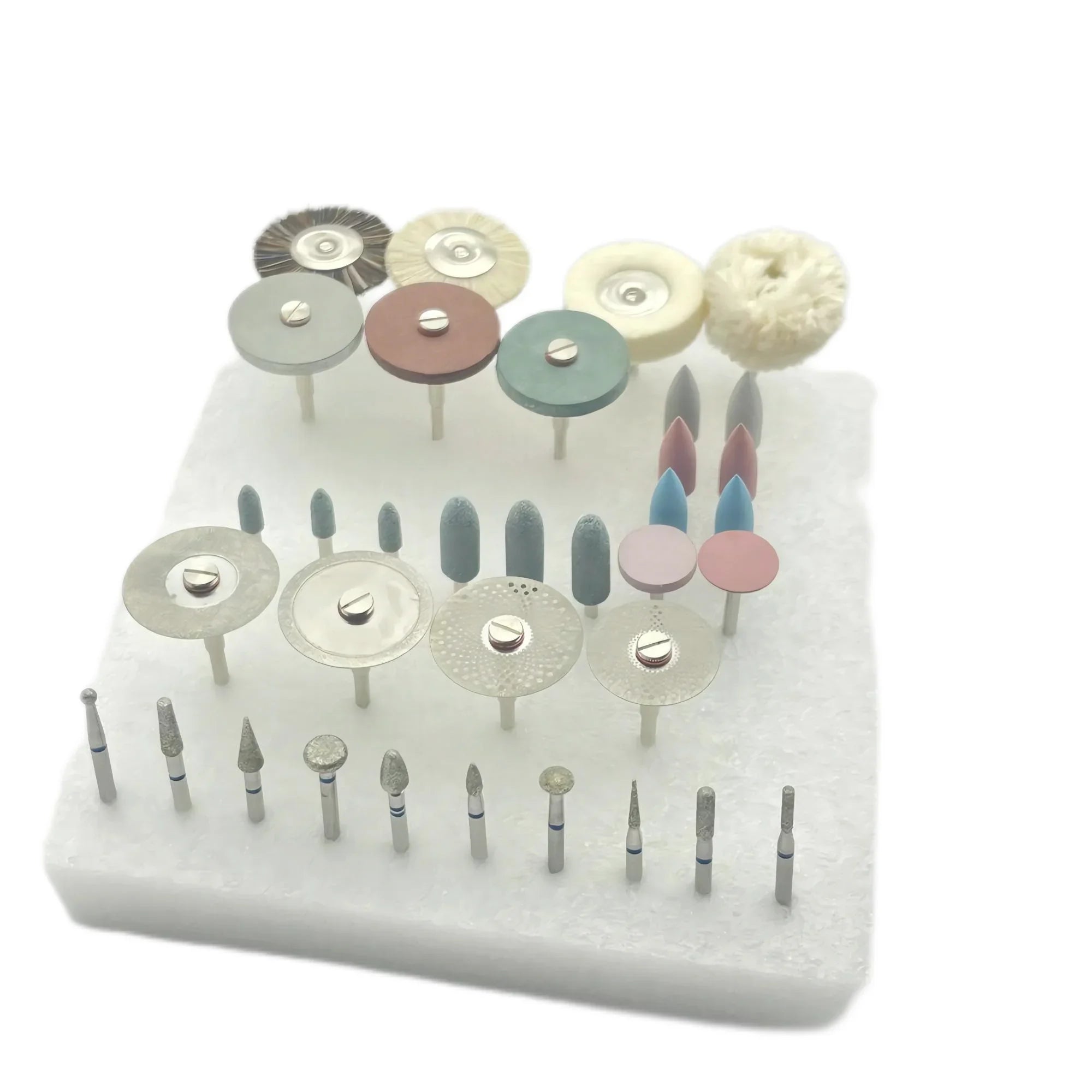 35pcs/Set Dental HP Kit &ndash; Diamond Burs For Ceramics