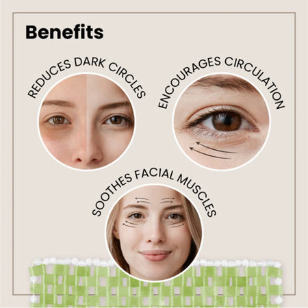 Jade Eye Mask Stone - Cooling And Skin Tone Boost Daily