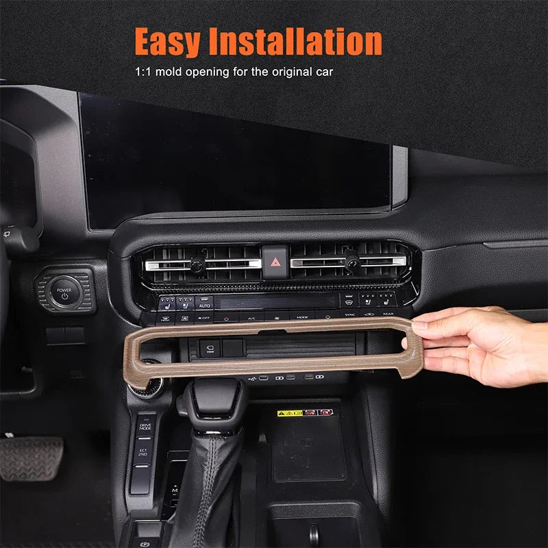 Rám čierneho vzduchového výstupu ABS Toyota Land Cruiser Prado LC250