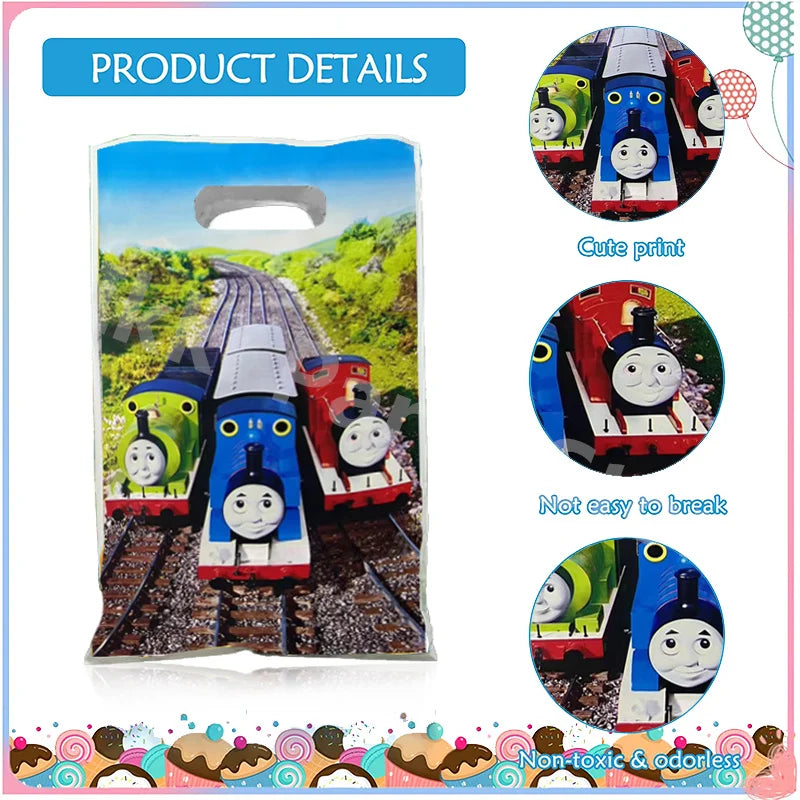 Thomas and Friends Party Favour Gift Bags - 10 Pack