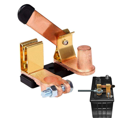 Auto Battery Disconnect Switch 12V 24V Marine 200A 300A 600A Dual Battery Mass Switch 2 and 3 Position Cut Off Switch Car Boat Yellow / CN (Origin)